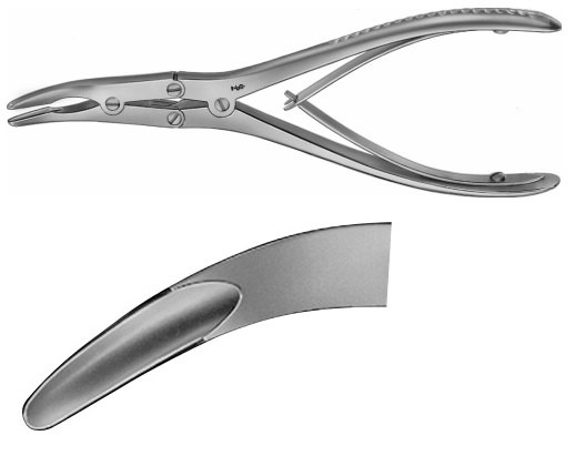 AE-FO511R, MAYFIELD, BONE RONGEUR, 175 mm, 7"