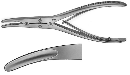 AE-FO514R, BEYER, BONE RONGEUR, 180 mm, 7"