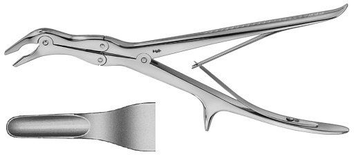 AE-FO523R, ECHLIN, BONE RONGEUR, 230 mm, 9"