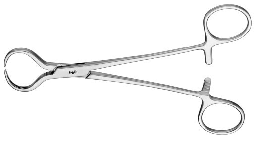 AE-MD455, LEWIN, BONE CLAMP, SERRATED, 185 mm, 7 1/4"