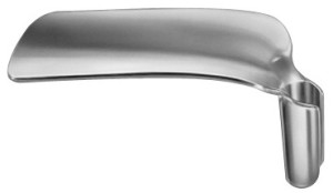 AE-EL752R, BOZEMANN, VAGINAL SPECULA, BLADE ONLY, 75 x 35 MM, FOR EL759R / EL760R