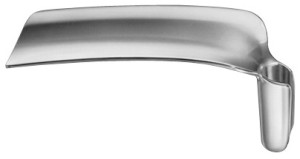 AE-EL753R, BOZEMANN, VAGINAL SPECULA, BLADE ONLY, 85 x 35 MM, FOR EL759R / EL760R