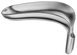 AE-EL757R, BOZEMANN, VAGINAL SPECULA, BLADE ONLY, 100 x 38 MM, FOR EL759R / EL760R