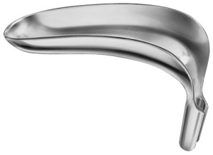 AE-EL758R, BOZEMANN, VAGINAL SPECULA, BLADE ONLY, 110 x 42 MM, FOR EL759R / EL760R