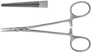 AE-FB440R, ATRAUMATA MOSQUITO CLAMP, STRAIGHT, 20 MM, 125 mm, 5"