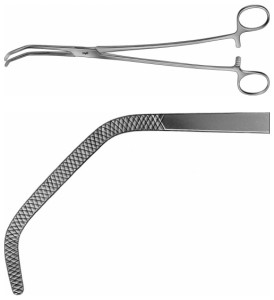 AE-FB605R, SATINSKY, ANASTOMOSIS CLAMP, 265 mm, 10 1/2"