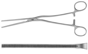 AE-FB767R, COOLEY, ATRAUMATA VASCULAR CLAMP, 75 MM, 270 mm, 10 3/4"