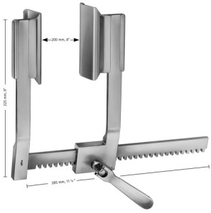 AE-FB814R, DE BAKEY, RIB SPREADER, STERNUM RETRACTOR, COMPLETE