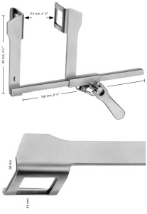 AE-FB835R, HAIGH, RIB SPREADER, BLADES 30X30MM