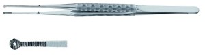 AE-FM047R, MICRO FORCEPS, 2 MM DIAMETER, 180 mm, 7"