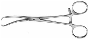 AE-FO116R, REILL, REPOSITION FORCEPS, CURVED TO SIDE, 170 mm, 6 3/4"