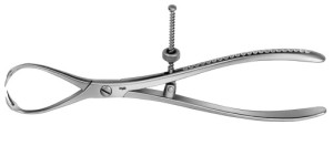 AE-FO153R, PATELLA FORCEPS, 185 mm, 7 1/4"