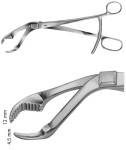 AE-FO183R, VERBRUGGE, BONE HOLDING FORCEPS, with lip joint, 270 mm, 10 3/4"