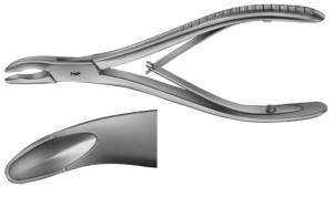 AE-FO411R, LUER, BONE RONGEUR, 150 mm, 6"