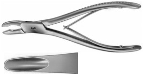 AE-FO428R, HAKANSSON, BONE RONGEUR, CURVED TO SIDE, 170 mm, 6 3/4"