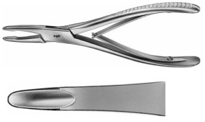 AE-FO430R, JANSEN, BONE RONGEUR, 175 mm, 7"