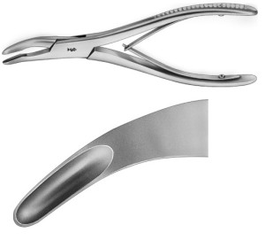 AE-FO470R, OLIVECRONA, BONE RONGEUR, 205 mm, 8"