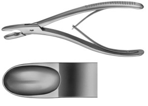 AE-FO474R, NORTHFIELD, BONE RONGEUR, 210 mm, 8 1/4"