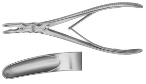 AE-FO521R, RÖTTGEN- RUSKIN, BONE RONGEUR, 240 mm, 9 1/2"