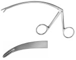 AE-FO599R, SYNOVECTOMY RONGEUR, JAW WIDTH 2 MM, SLIGHTLY CURVED 130 mm, 5 1/8"