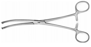 AE-FO801R, BIRCHER, MENISCUS FORCEPS CURVED, 200 mm, 8"
