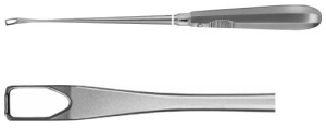 AE-FK855R, CASPAR, CURETTE, 5MM, TOOTHED, 250 mm, 10"