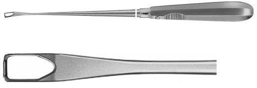 AE-FK855R, CASPAR, CURETTE, 5MM, TOOTHED, 250 mm, 10"