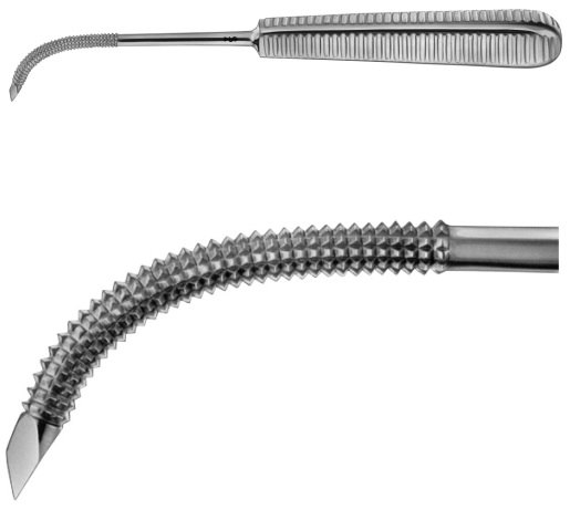 AE-OK804R, ANTRUM RASP, SHARP, 180 mm, 7"