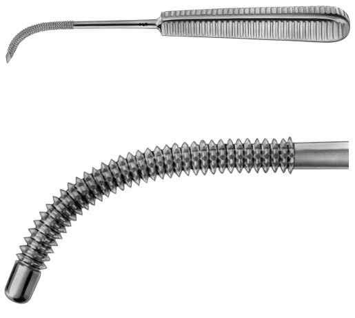 AE-OK805R, ANTRUM RASP, BLUNT, 180 mm, 7"