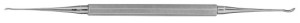 AE-DO606R, MILLER, BONE CURETTE, DOUBLE ENDED, 180 mm, 7