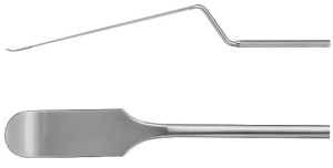 AE-FF627R, LANDOLT, CURETTE, MALLEABLE SHAFT, 260 mm, 10 1/4"