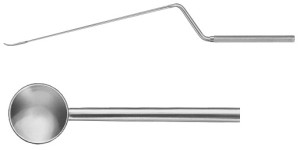 AE-FF628R, LANDOLT, SPOON, MALLEABLE SHAFT, 260 mm, 10 1/4"