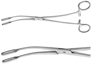 AE-MB273R, FLETCHER-VAN DOREN, UTERINE POLYP. SPONGE HOLDING FORCEPS, 240 mm, 9 1/2
