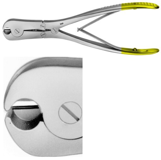 AE-LX158R, WIRE CUTTER FRONTAL- AND LATERAL CUTTING ACTION, SPECIALLY HARDENED CUTTING EDGES, SOFT WIRE UP TO 2,0 MM DIAMET, 180 mm, 7"