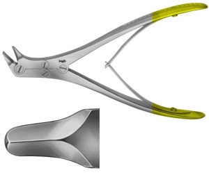 AE-LX149R, WIRE CUTTER, SPECIALLY HARDENED CUTTING EDGES, ANGLED SLENDER PATTERN FOR WIRE REMOVAL AFTER STERNUM SUTURE, FOR 170 mm, 6 3/4"