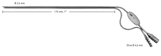 AE-GF910R, SUCTION CANNULA, with finger cut-off and style