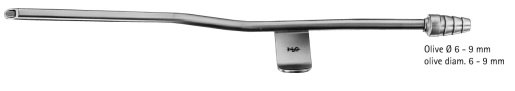 AE-OL195R, SUCTION RASPATORY, with stylet, 200 mm, 8