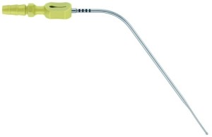 AE-GF476R, RAABE, MICRO SUCTION TUBE, YELLOW HANDLE, 1,4 MM TIP SIZE, 165 mm, 6 1/2