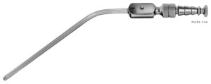 AE-GF933R, FERGUSSON, SUCTION CANNULA, with finger cut-off and stylet, thumb piece 90° to curve, 180 mm, 7