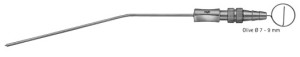 AE-GF938R, LEMPERT, SUCTION CANNULA, with finger cut-off and stylet, 200 mm, 8, Olive Ø 7-9mm