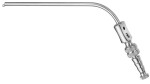 AE-MD129R, FRAZIER, SUCTION CANNULA, with finger cut-off and stylet, thumb piece 90° to curve, 110 mm, 4 3/8