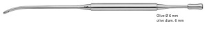 AE-OL177R, NEGUS, SUCTION DISSECTOR, OLIVE 6 MM DIAMETER, 210 mm, 8 1/4