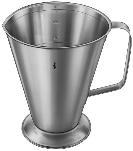 AE-JG518R, MEASURING CUP, WITH FOOT, GRADUATED, 1.0L