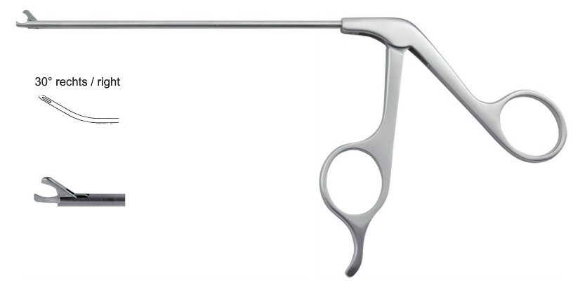 EC-370-2013P, Hook scissors, Ø 3.5mm, 30° right