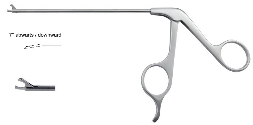 EC-370-2063P, Hook scissors, Ø 3.5mm, 7° downward