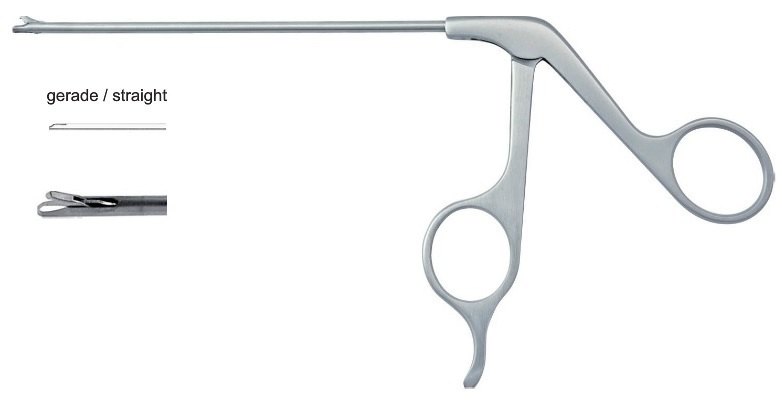 EC-370-2202PU, Hook punch, Ø 3.5mm, 15° up milled 5.0 x 1.6mm, straight