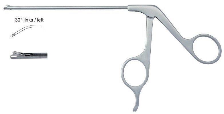 EC-370-2223P, Hook punch, Ø 3.5mm, blunt 5.0 x 1.6mm, 30° left