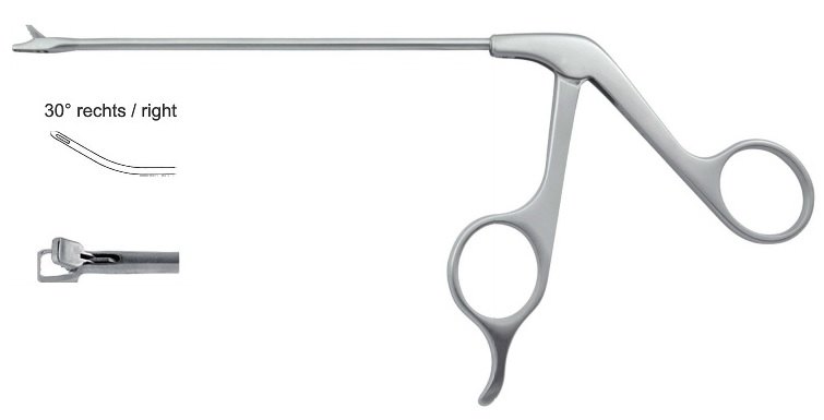 EC-370-2313L, Wide jaw Punch, large 5.0 x 4.5mm, Ø 3.5mm, 30° right