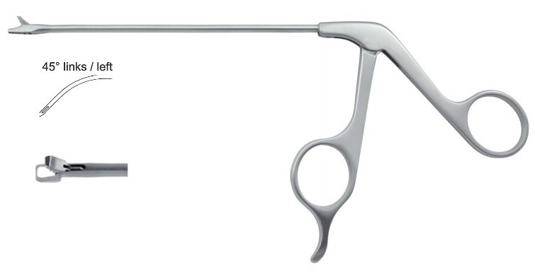 EC-370-2343, Wide jaw Punch, medium 5.0 x 3.5mm, Ø 3.5mm, 43° left