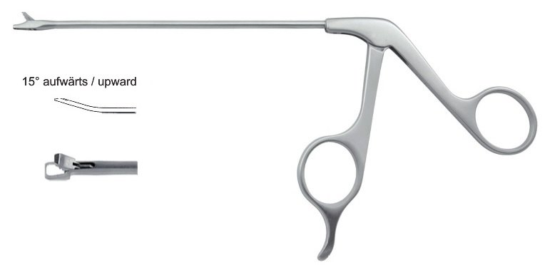 EC-370-2373U, WIDE JAW PUNCH 15° up milled, medium 5.0 x 3.5 mm, Ø 3.5mm, 15° upward